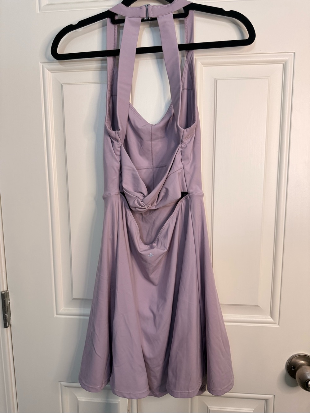 HALARA Pink Purple Scoop-Neck Mini Tennis Dress with Easy Peasy Shorts NWT - Picture 7 of 9